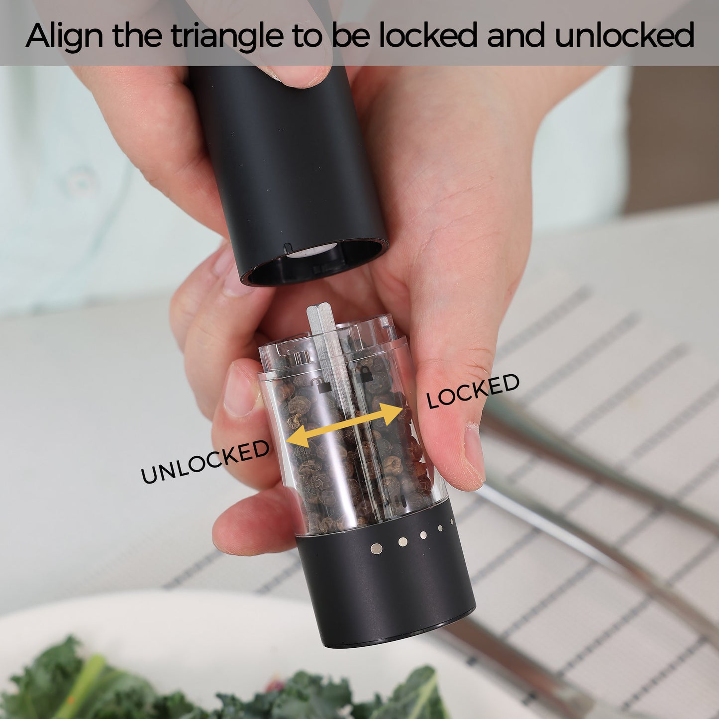 Electric Salt and Pepper Grinder Set -569