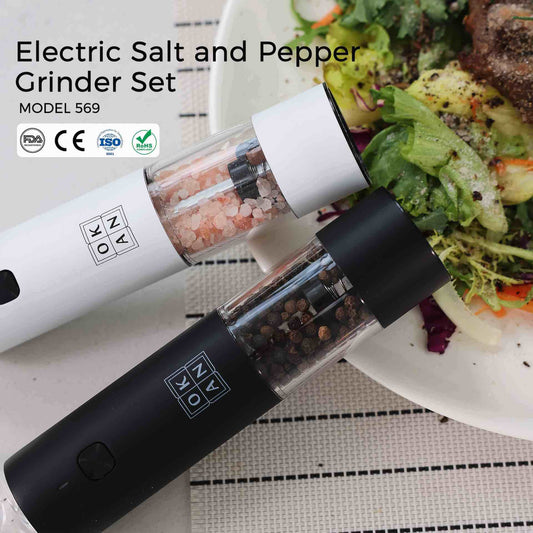 Electric Salt and Pepper Grinder Set -569