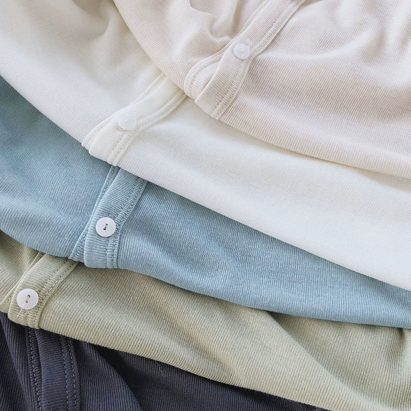 Women's Long Sleeve V-Neck Button Down Knit Sweater Soft Cardigan