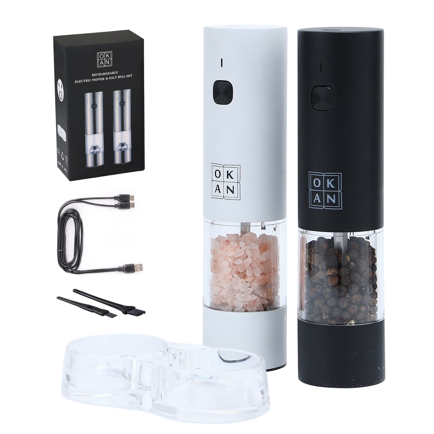 Electric Salt and Pepper Grinder Set -569